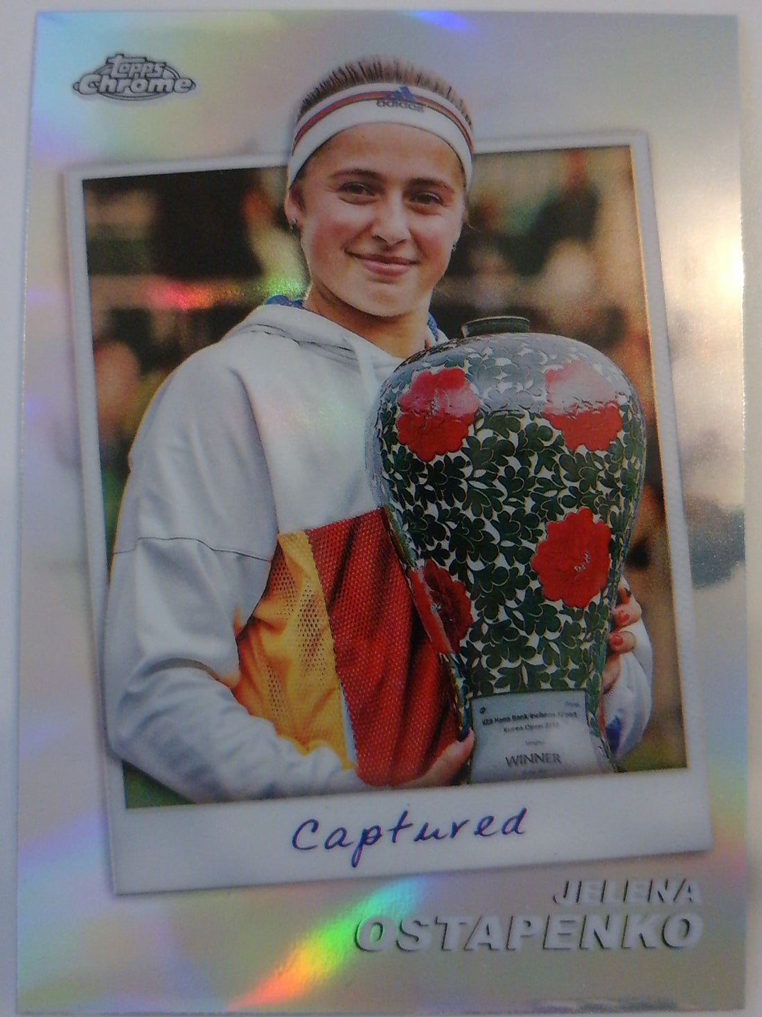 2024 Topps Chrome Tennis Captured Jelena Ostapenko #CTD-JO