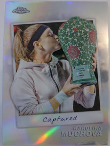 2024 Topps Chrome Tennis Captured Karolina Muchova #CTD-KM