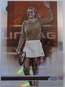 2024 Topps Chrome Tennis Sepia Refractor Donna Vekic #48