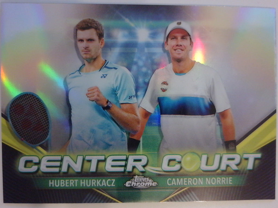 2024 Topps Chrome Center Court Hubert Hurkacz / Cameron Norrie SN50 #CCC-HN