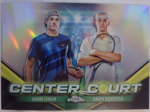2024 Topps Chrome Tennis Center Court Andy Roddick / John Isner #CCC-IR
