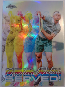 2024 Topps Chrome Tennis Served! Alejandro Davidovich Fokina #SER-AD