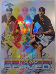 2024 Topps Chrome Tennis Served! Alexander Zverev #SER-AZ