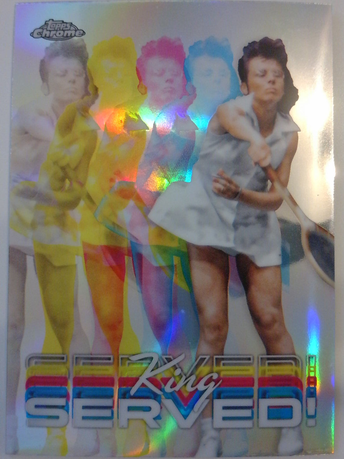 2024 Topps Chrome Tennis Served! Billie Jean King #SER-BK
