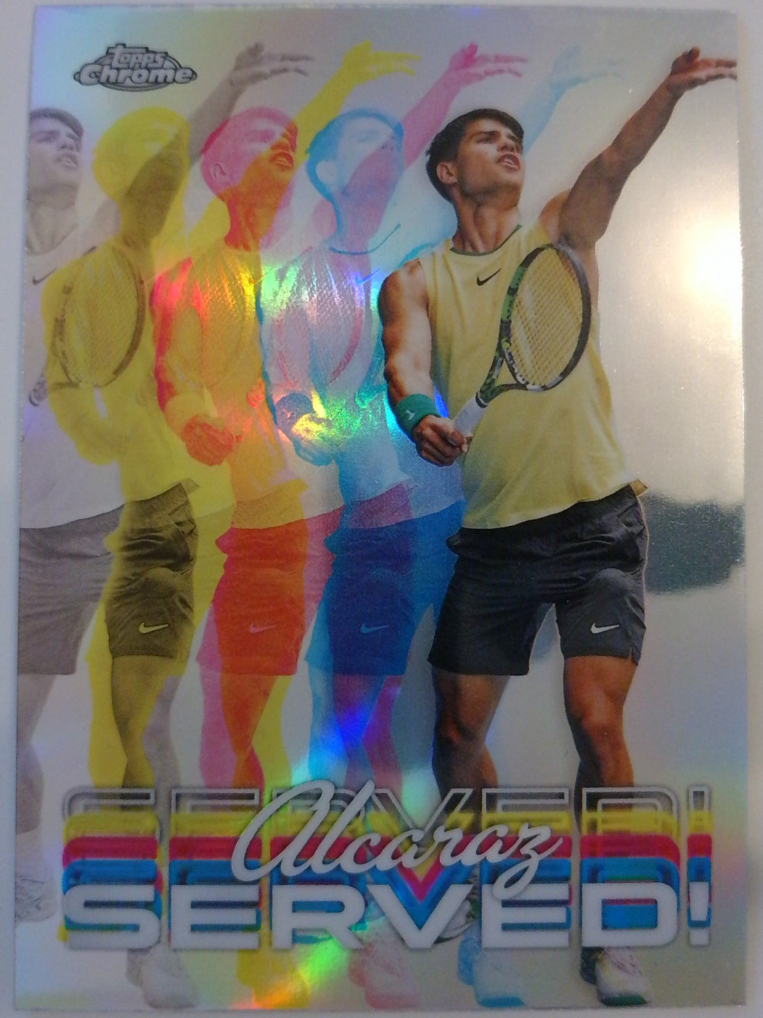 2024 Topps Chrome Tennis Served! Carlos Alcaraz #SER-CA