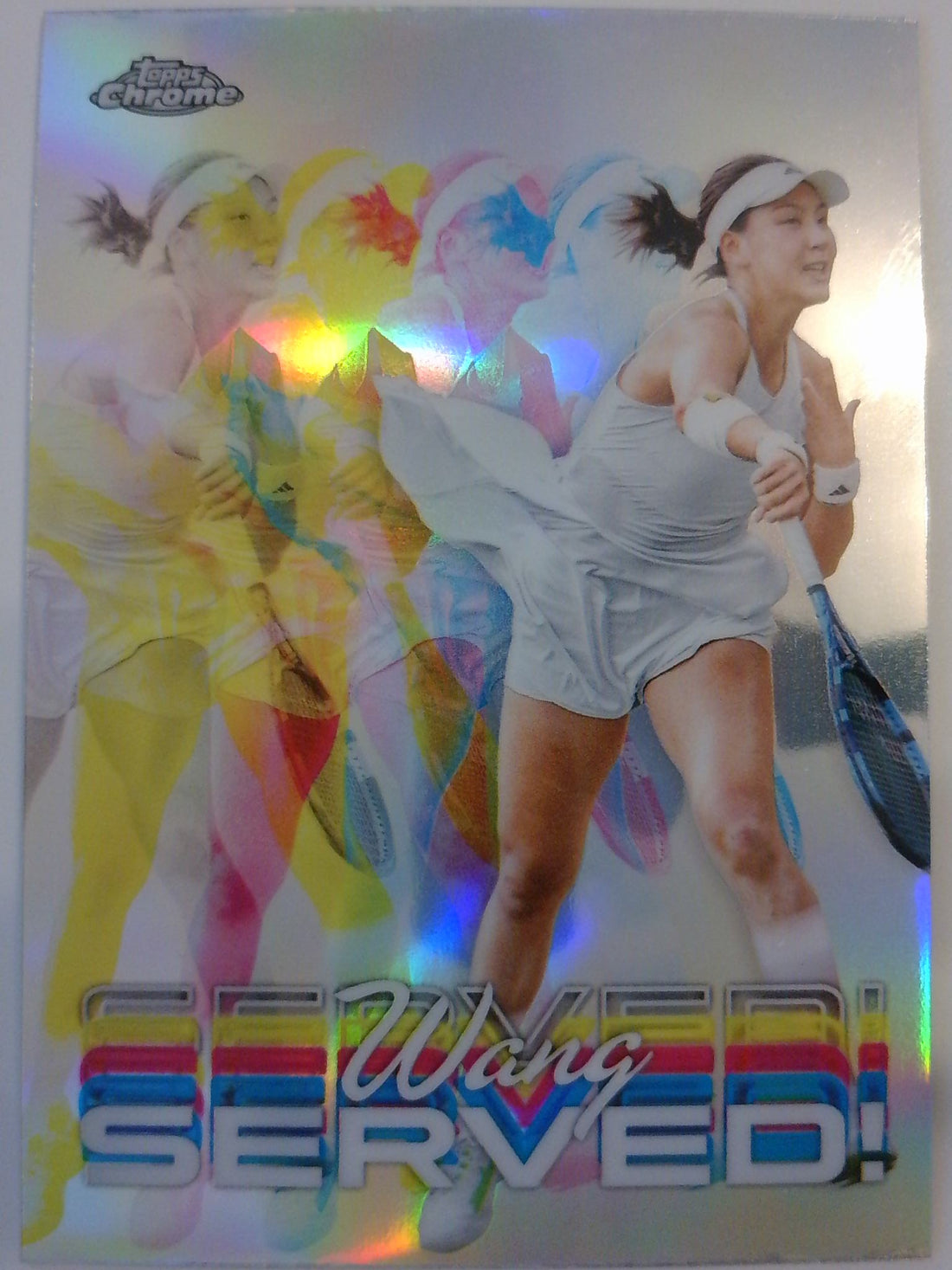 2024 Topps Chrome Tennis Served! Xinyu Wang #SER-XW