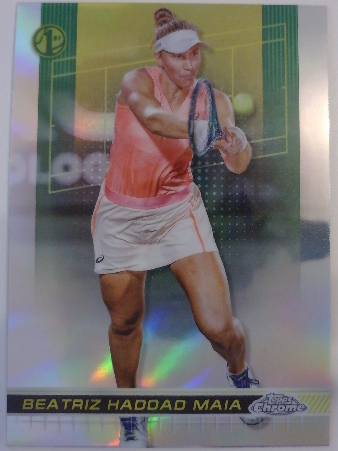 2024 Topps Chrome Tennis Refractor Beatriz Haddad Maia #87