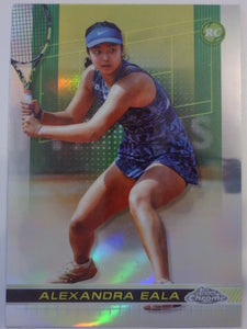 2024 Topps Chrome Tennis Refractor Alexandra Eala #191 Rookie