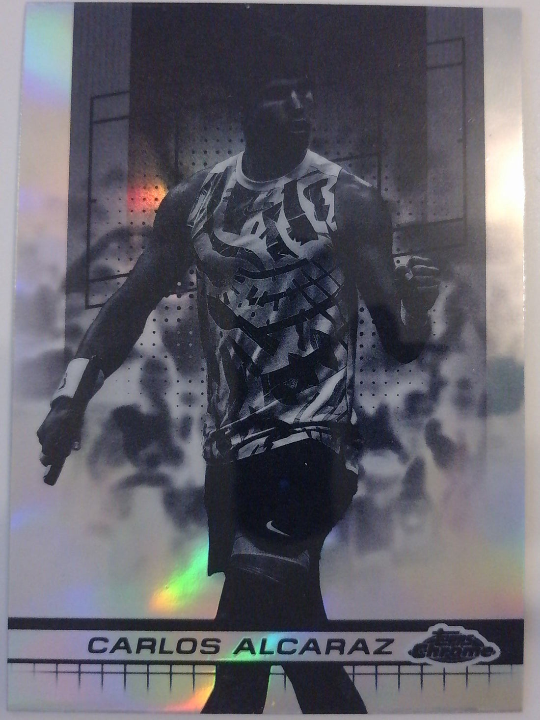 2024 Topps Chrome Tennis Negative Refractor Carlos Alcaraz #50