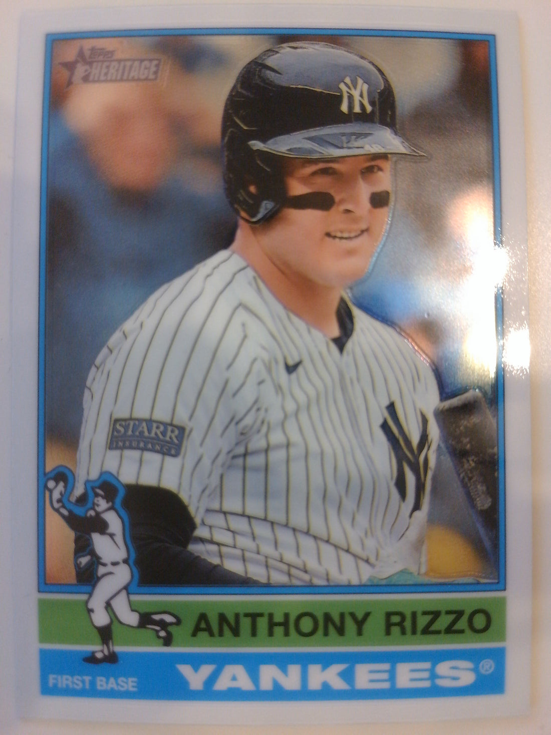 2025 Topps Heritage Baseball Chrome Anthony Rizzo #302