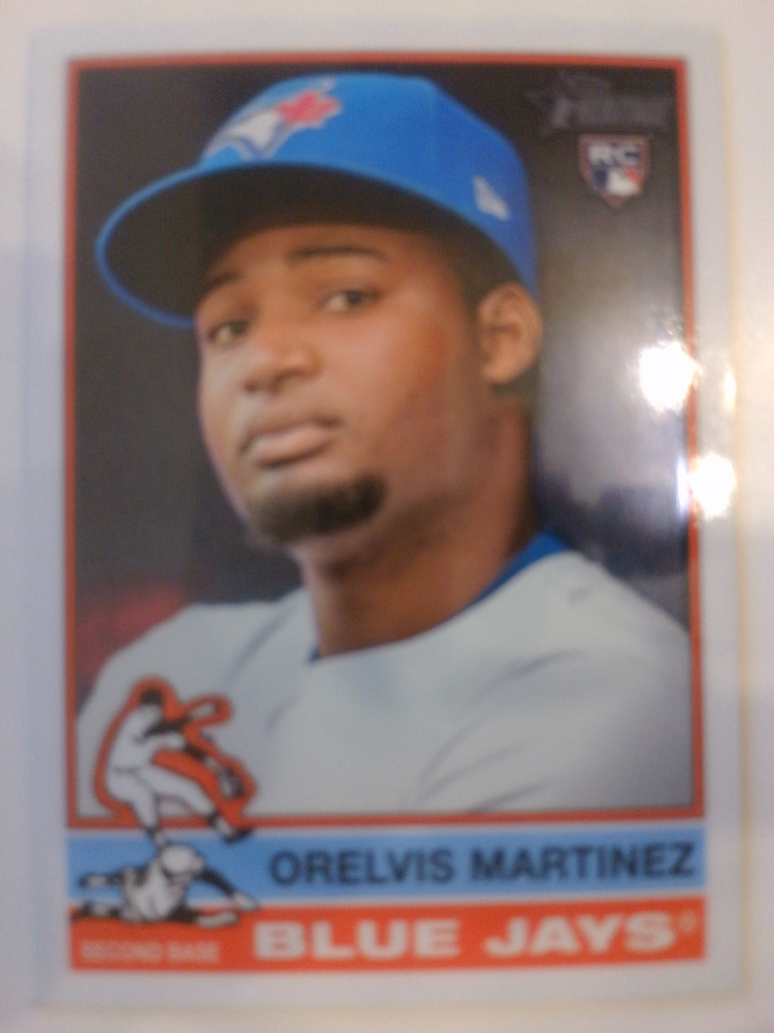2025 Topps Heritage Baseball Chrome Orelvis Martinez #383 Rookie