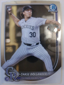 2025 Bowman Chrome Baseball Chase Dollander #62 Rookie
