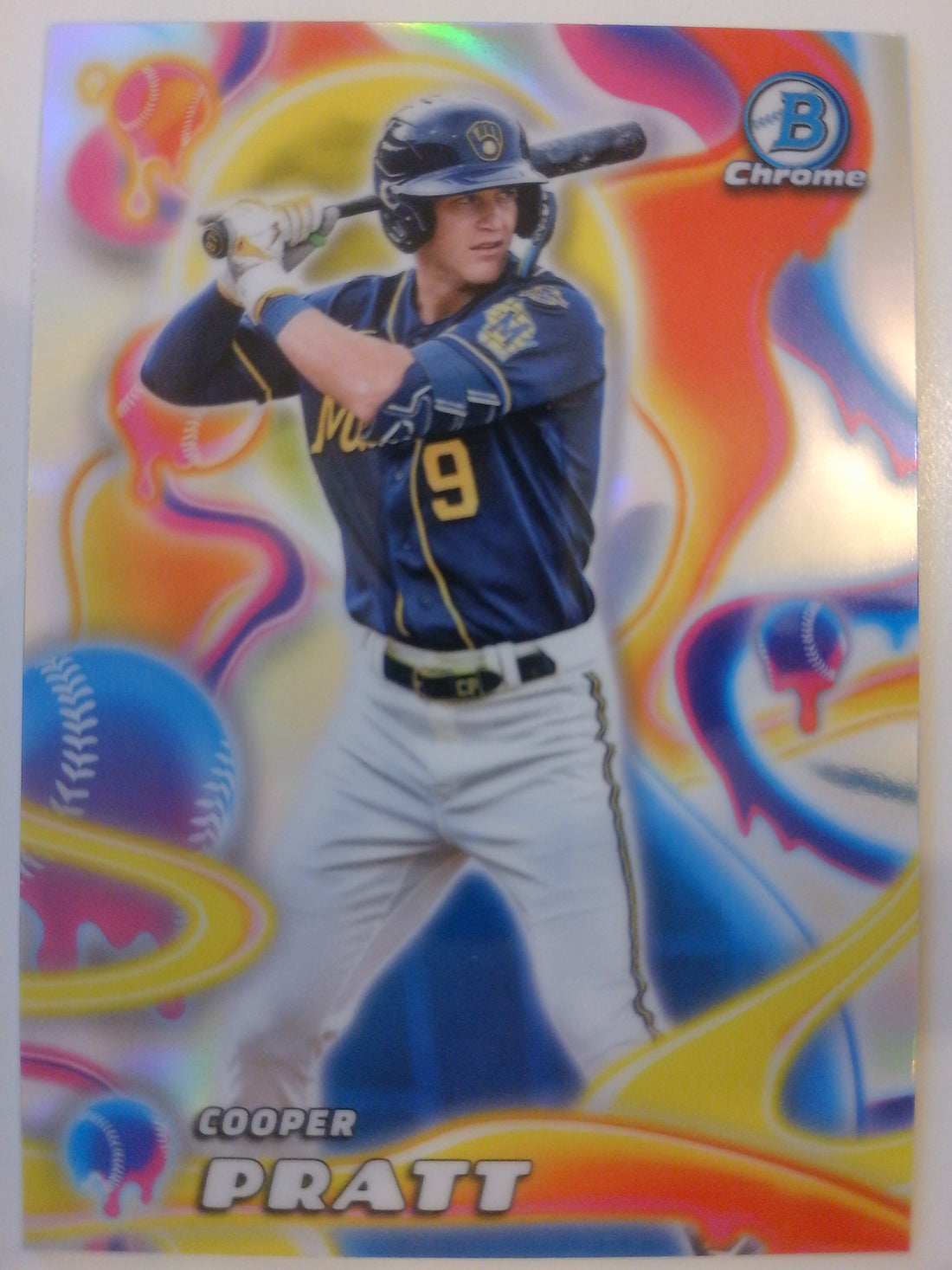 2025 Bowman Chrome Baseball Melt Mashers Cooper Pratt #MM-9