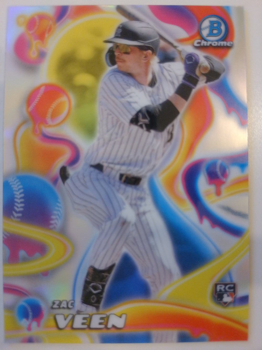 2025 Bowman Chrome Baseball Melt Mashers Zac Veen #MM-10