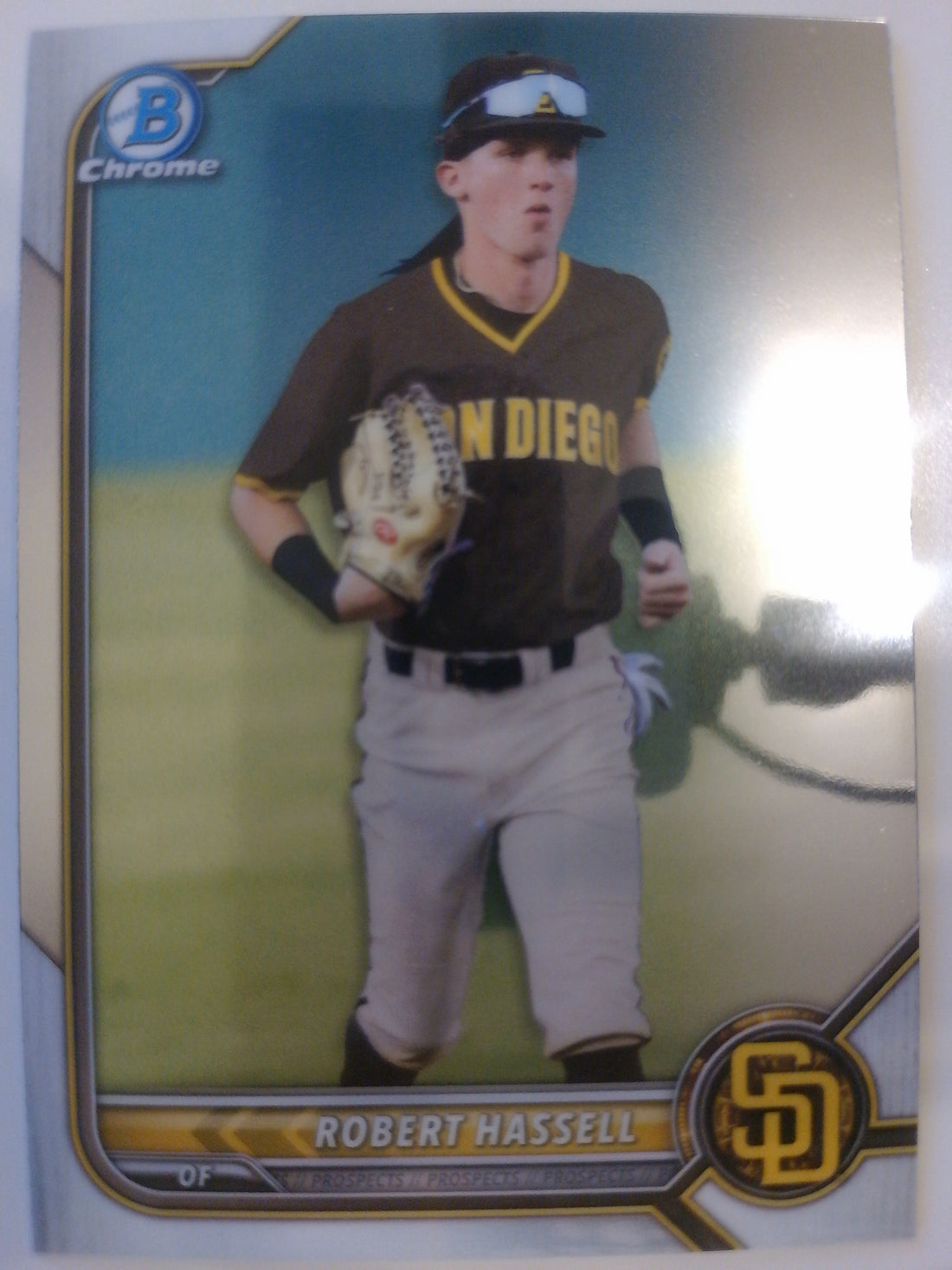 2022 Bowman Baseball Chrome Prospects Robert Hassell #BCP-133