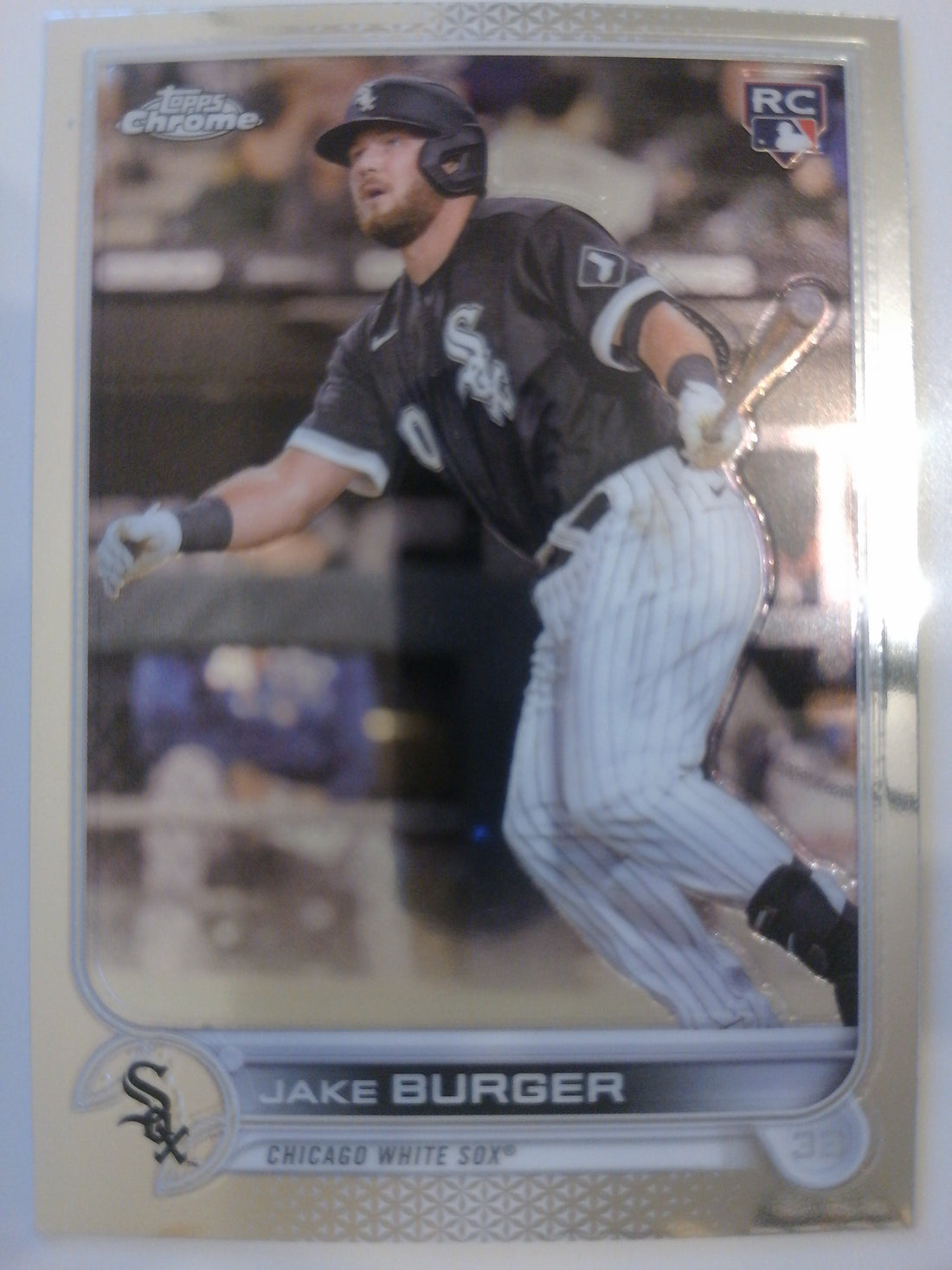 2022 Topps Chrome Baseball Jake Burger #29 Rookie
