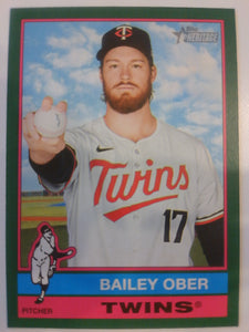 2025 Topps Heritage Baseball Dark Green Bailey Ober #448