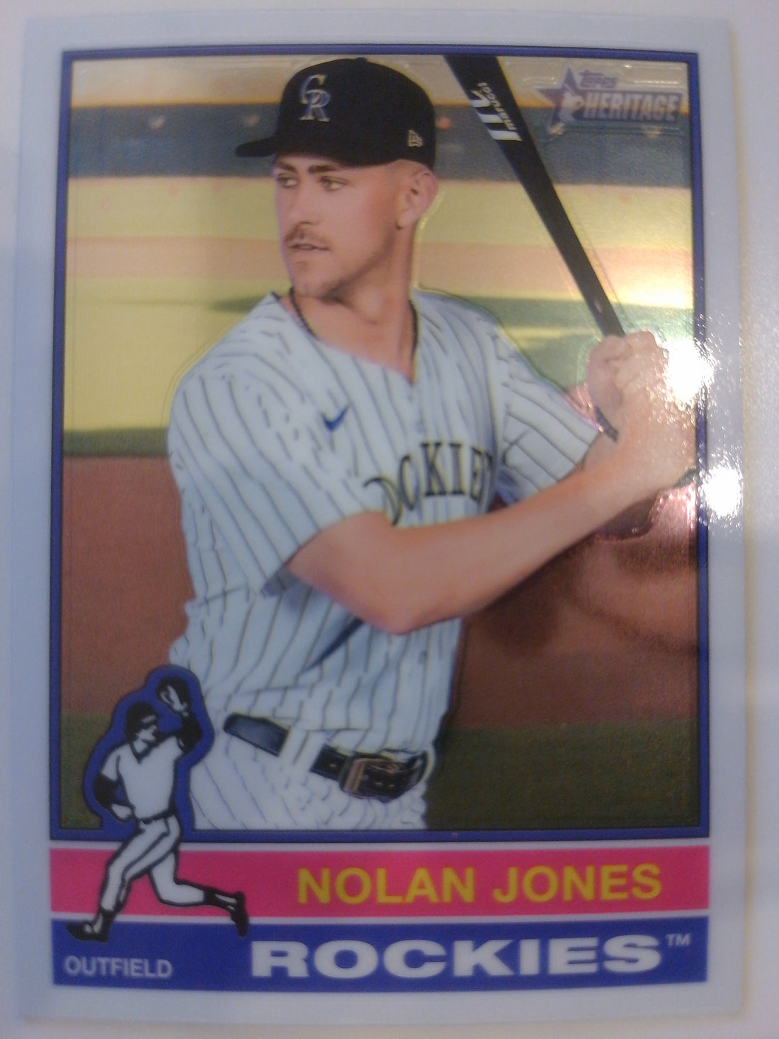 2025 Topps Heritage Baseball Chrome Nolan Jones #139