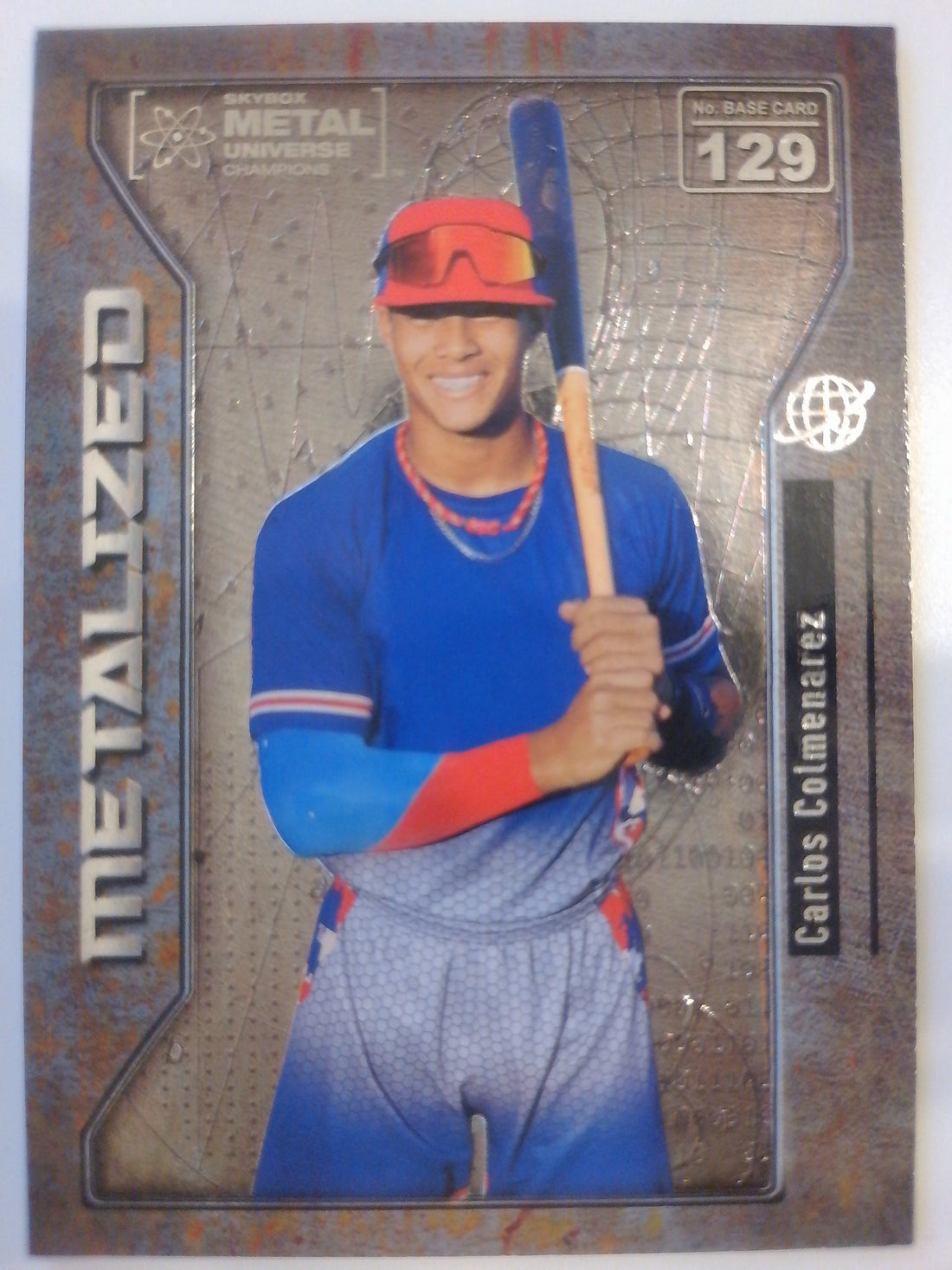 2021 SkyBox Metal Universe Champions Multisport Base Carlos Colmenarez #129