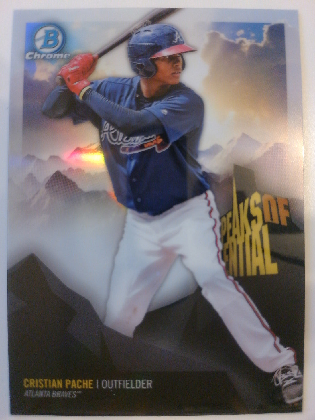 2018 Bowman Chrome Baseball Peaks of Potential Cristian Pache #PP-CP