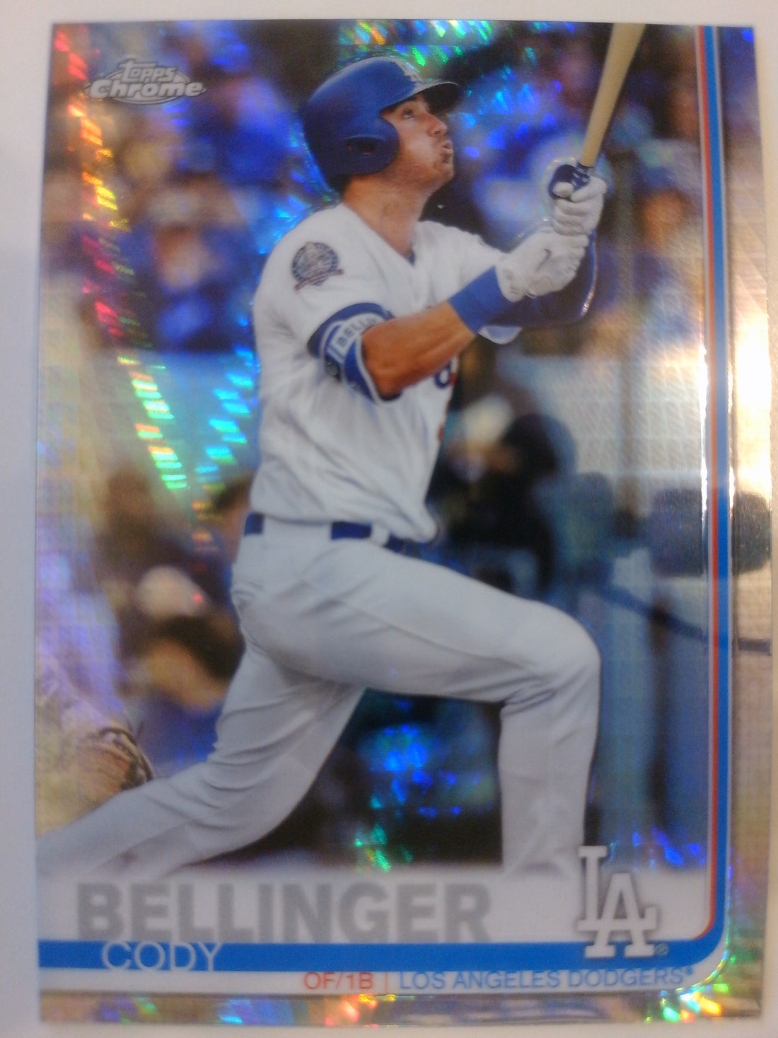 2019 Topps Chrome Baseball X-Fractor Cody Bellinger #158