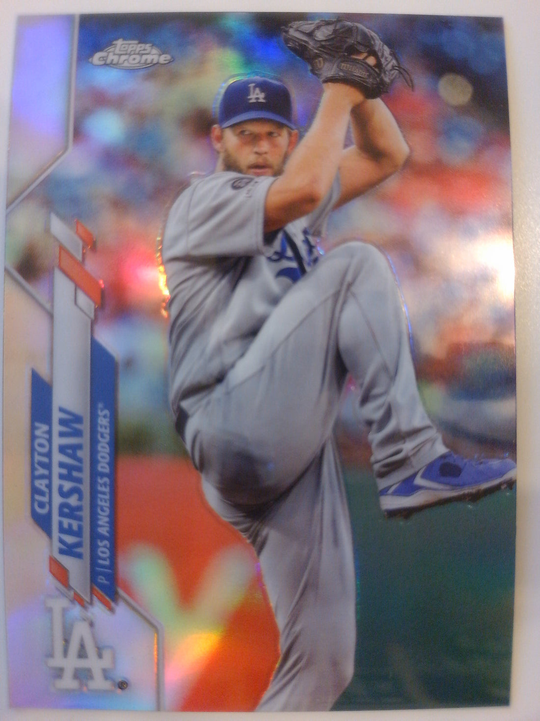 2020 Topps Chrome Baseball Refractor Clayton Kershaw #122