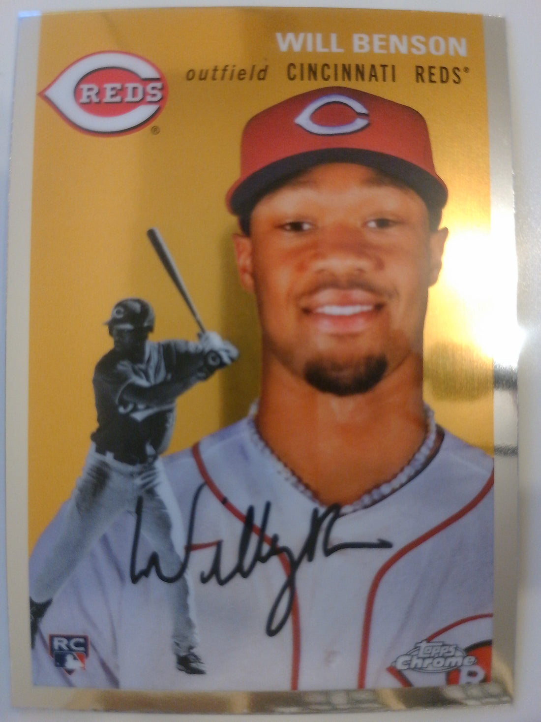 2023 Topps Chrome Platinum Anniversary Baseball Will Benson #143 Rookie