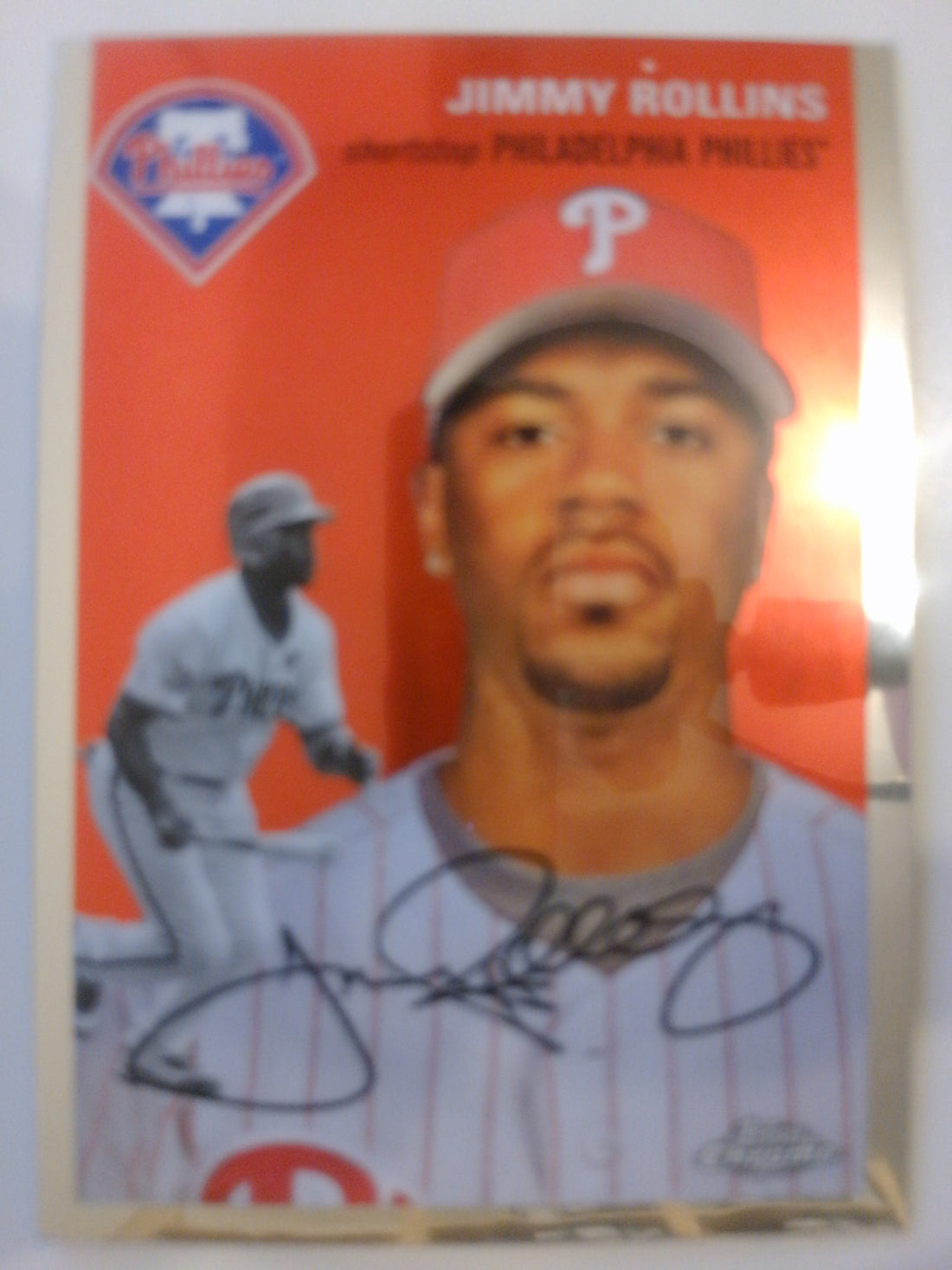 2023 Topps Chrome Platinum Anniversary Baseball Jimmy Rollins #417