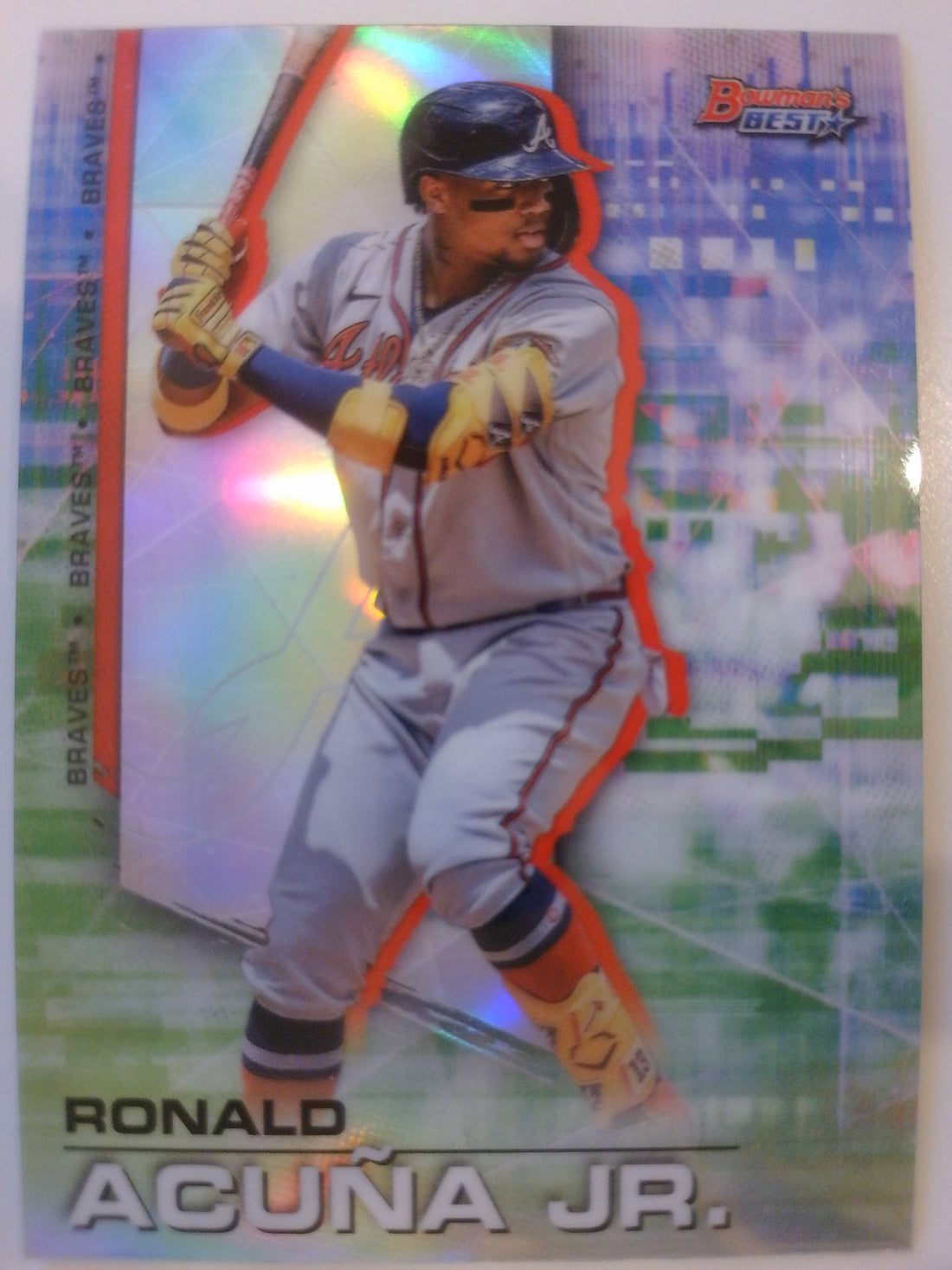 2021 Bowman's Best Baseball Refractor Ronald Acuña Jr. #52