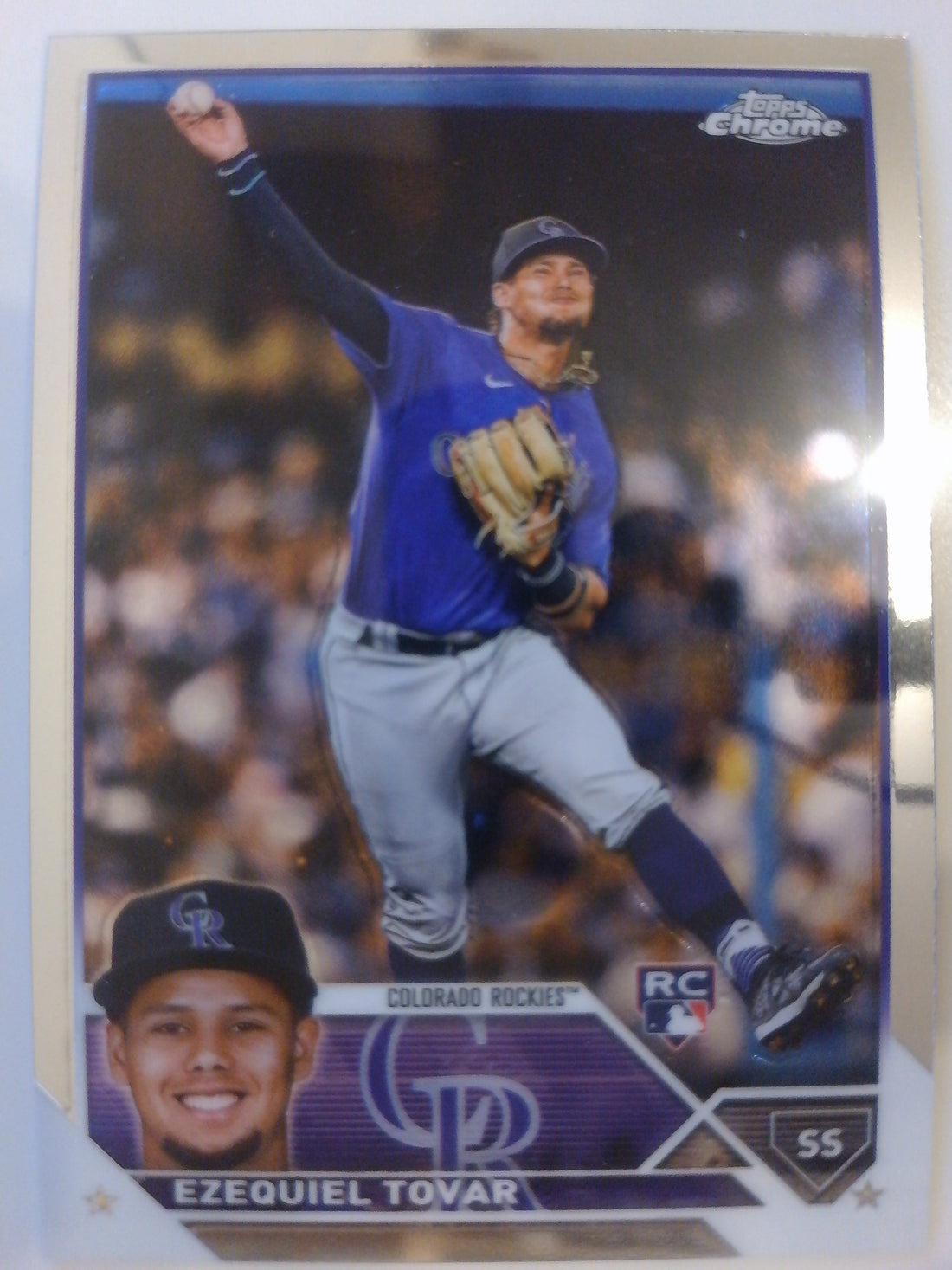 2023 Topps Chrome Baseball Ezequiel Tovar #106