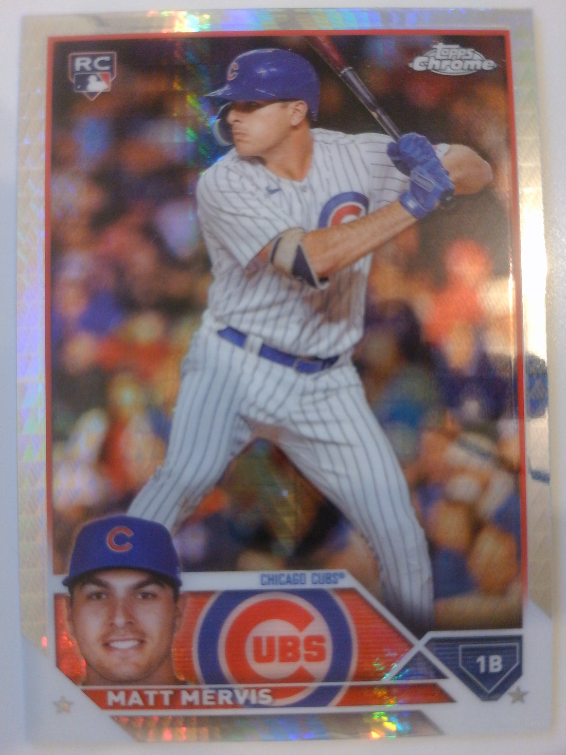 2023 Topps Chrome Update Baseball Prism Matt Mervis #USC112 Rookie