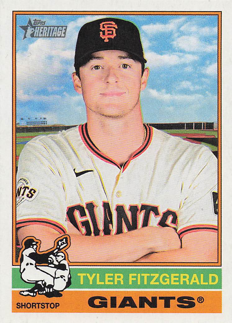 2025 Topps Heritage Baseball Tyler Fitzgerald #238