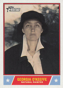 2025 Topps Heritage Baseball Notable Americans Georgia O'Keeffe #NS-45