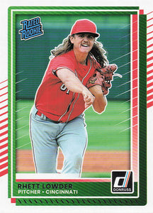 2025 Donruss Baseball Rhett Lowder #74 Rookie