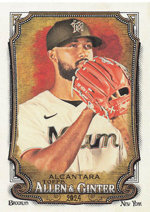 2024 Topps Allen & Ginter Baseball Sandy Alcantara #22