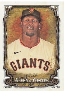 2024 Topps Allen & Ginter Baseball Jorge Soler #139