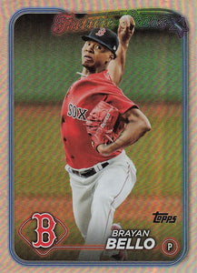 2024 Topps Baseball Rainbow Foil Brayan Bello #606