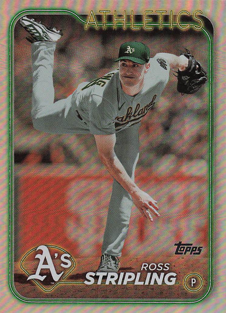 2024 Topps Baseball Rainbow Foil Ross Stripling #608