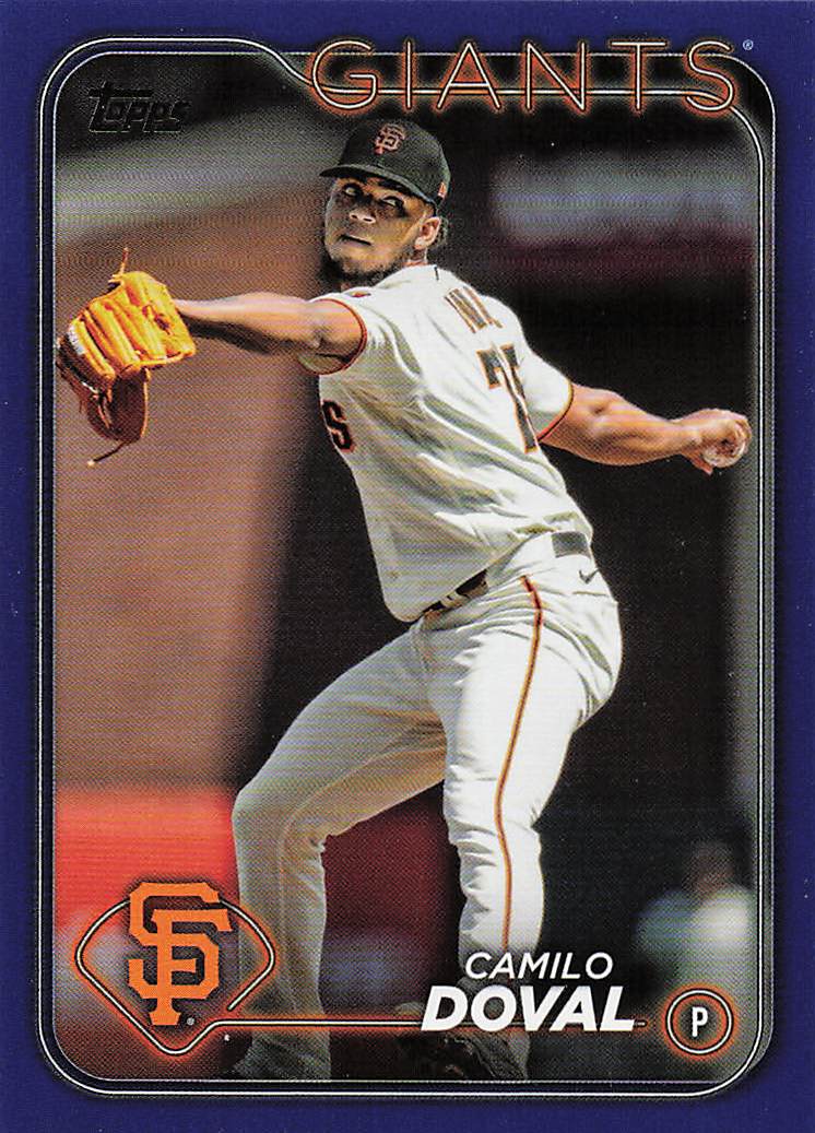 2024 Topps Baseball Royal Blue Camilo Doval #213