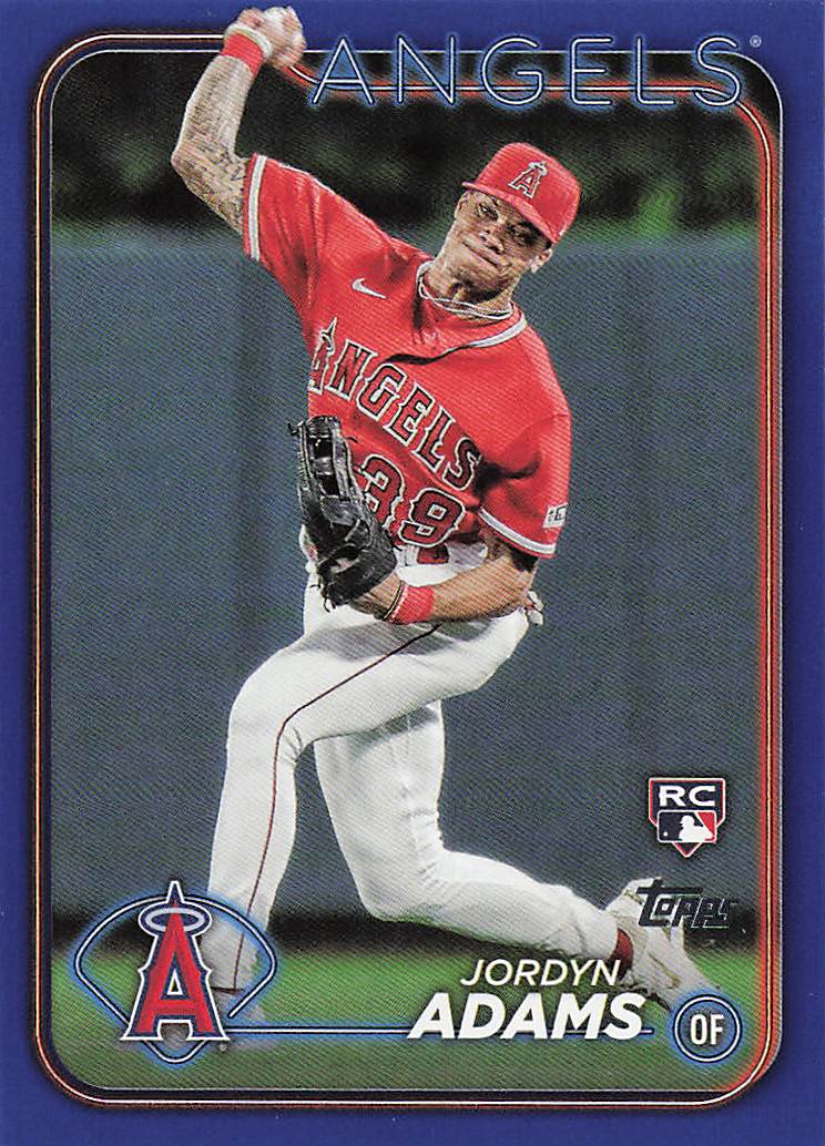 2024 Topps Baseball Royal Blue Jordyn Adams #470 Rookie