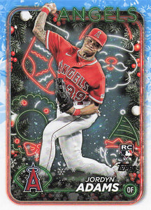 2024 Topps Holiday Baseball Jordyn Adams #H31