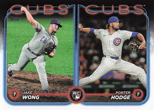 2024 Topps Update Baseball Porter Hodge / Jake Wong RCOM, SN2024 #US106