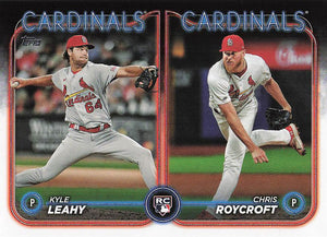 2024 Topps Update Baseball Kyle Leahy / Chris Roycroft RCOM, SN1 #US189