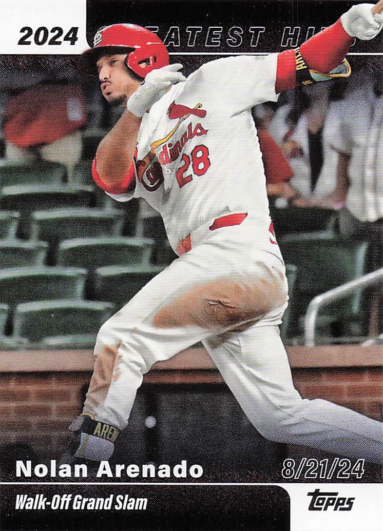 2025 Topps Baseball 2024 Greatest Hits Nolan Arenado #GH-5