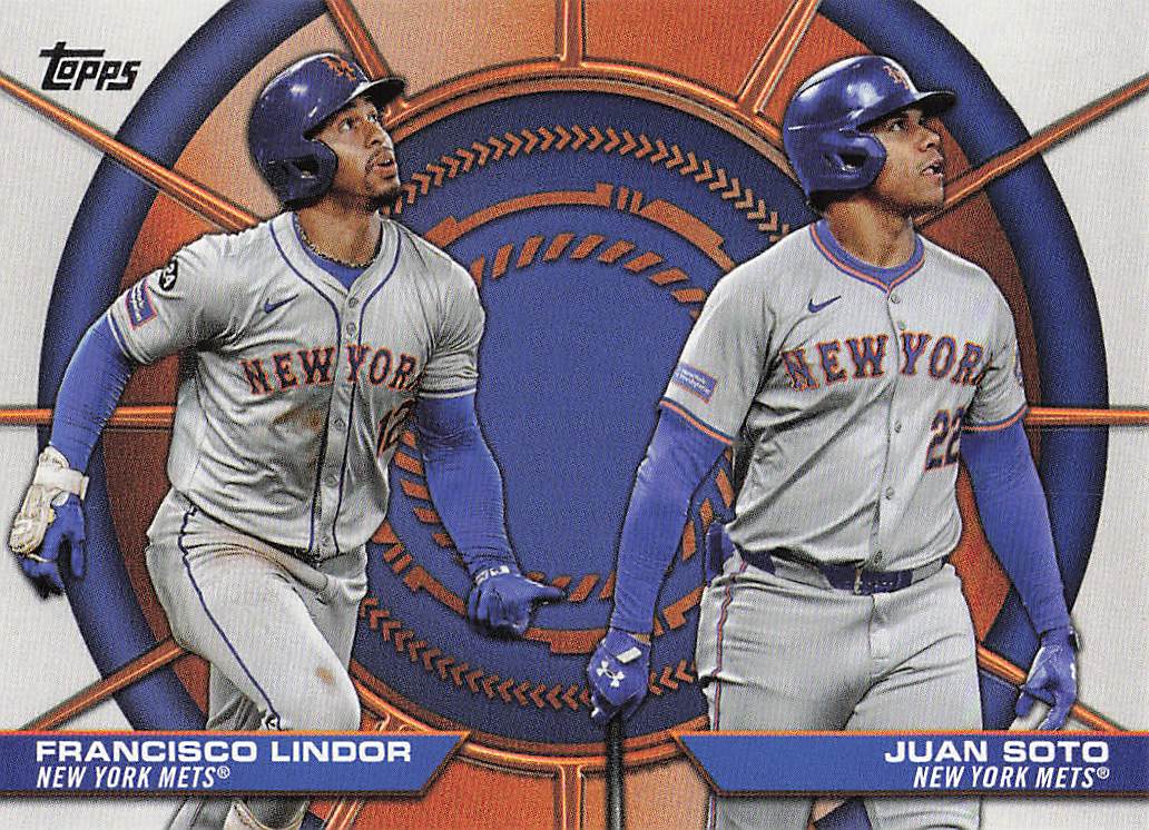 2025 Topps Baseball Dynamic Duos Juan Soto / Francisco Lindor #DD-3