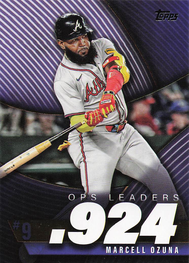 2025 Topps Baseball OPS Leaders Marcell Ozuna #OPS-9