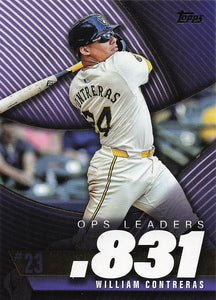 2025 Topps Baseball OPS Leaders William Contreras #OPS-23