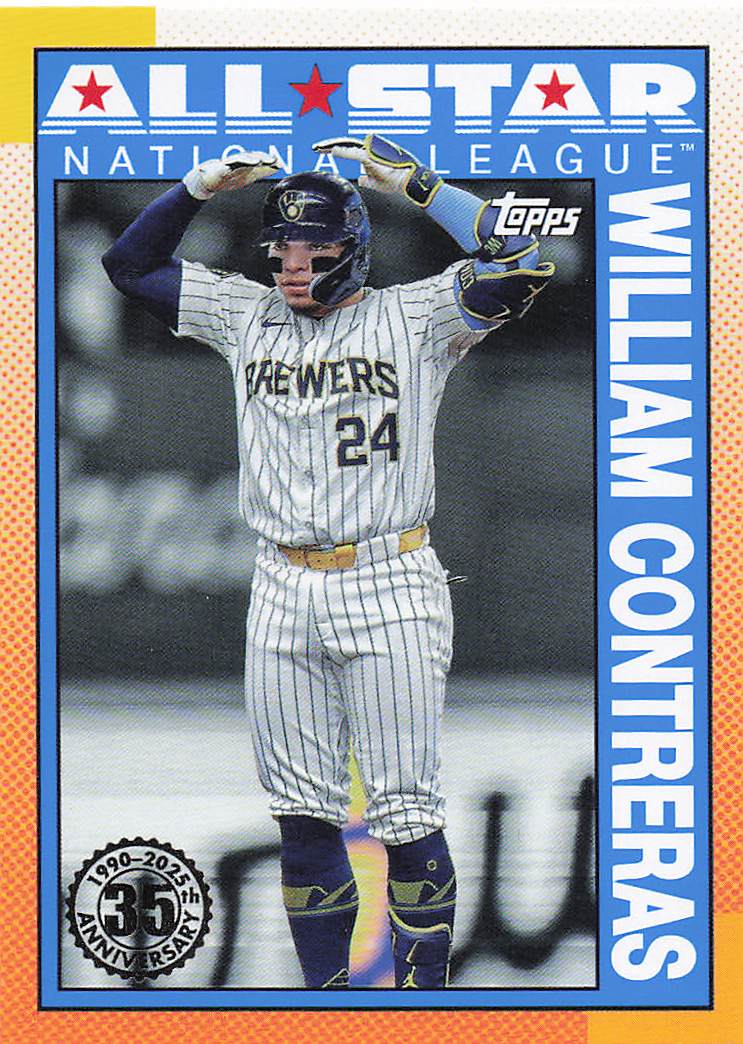 2025 Topps Baseball 1990 Topps Baseball All-Stars William Contreras #90AS-42b