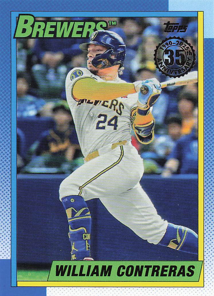 2025 Topps Baseball 1990 Topps Baseball William Contreras #90B2-17
