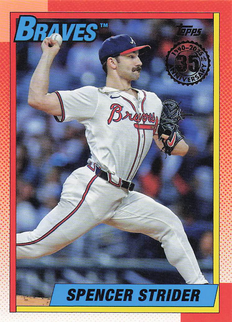 2025 Topps Baseball 1990 Topps Baseball (Series Two) Spencer Strider #90B2-32